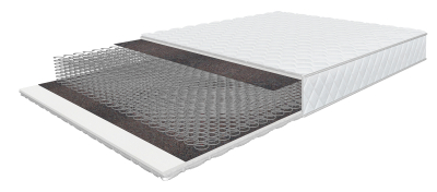 Mattress Super Bonnell 120x200 cm with Bonnell springs, height 18 cm, rolled