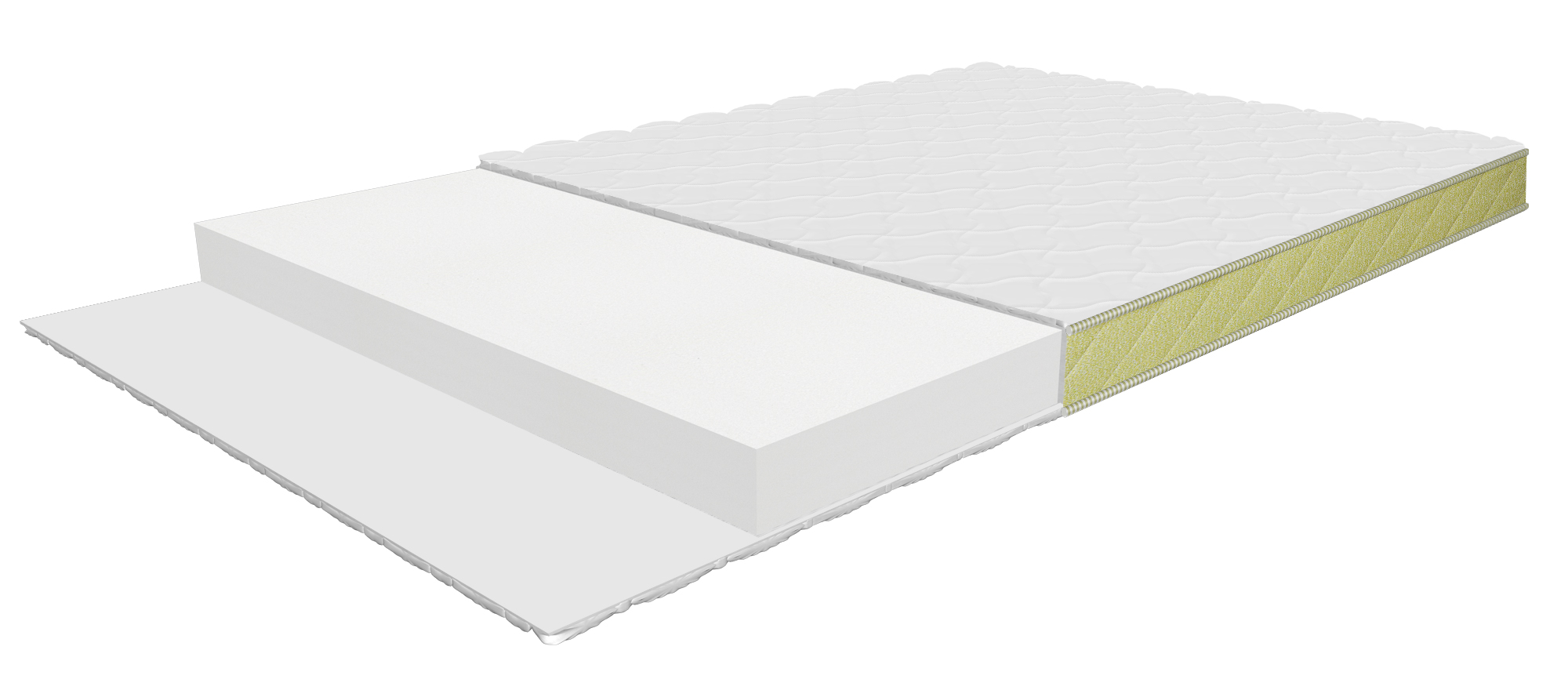 Mattress Katarina D 80x200 cm springless, height 13 cm, rolled