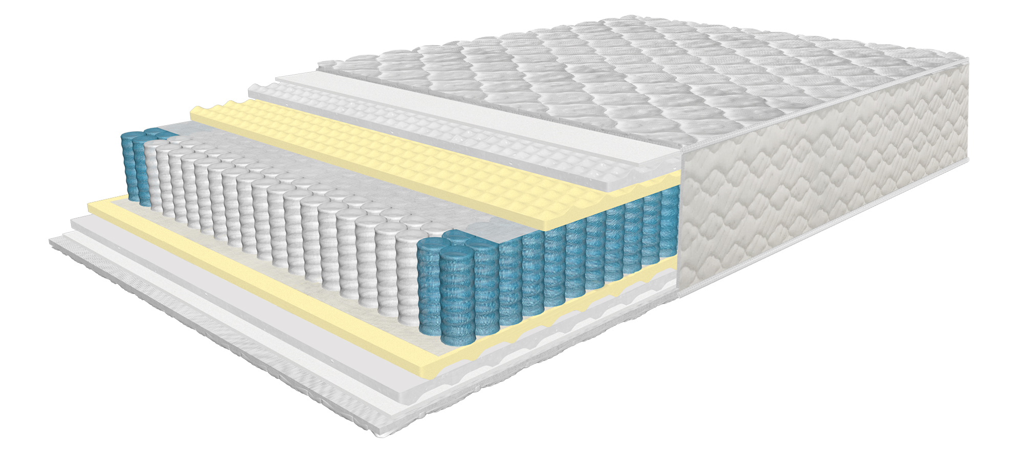 Matracis Luxury Dream Pocket Latex 160x200 cm, ar Pocket atsperēm, augstums 30 cm, sarullēts