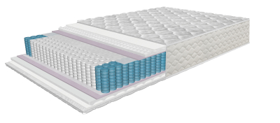 Luxury Dream Pocket Strong Mattress 140x200 cm, with Pocket springs, height 28 cm, rolled