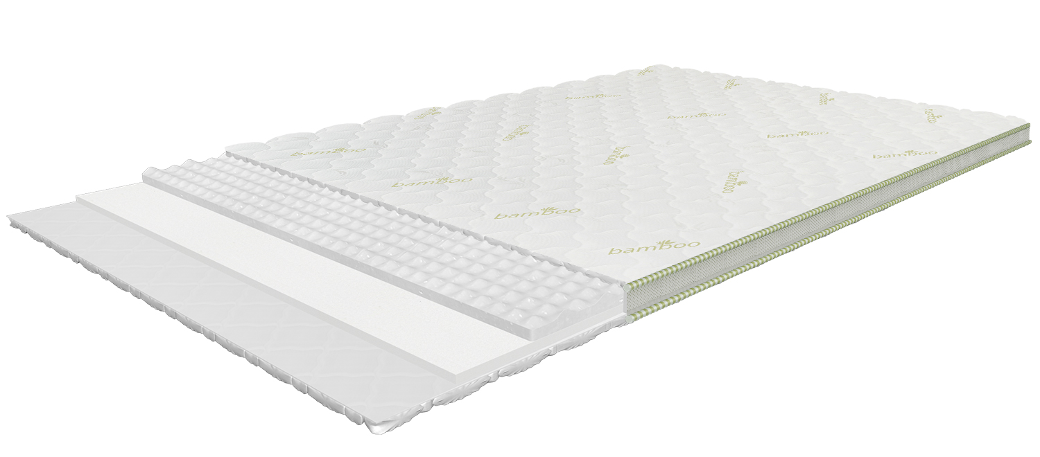 Air-Top Classic 80x200 cm, medium-firm top mattress with AIR foam, height 8 cm