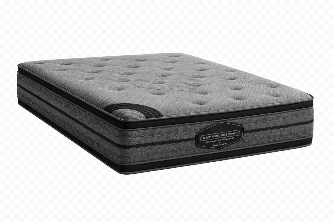 Matracis Cosmo Grey 180x200 cm ar 7-zonu Pocket atsperēm, Memory un HR, augstums 35 cm