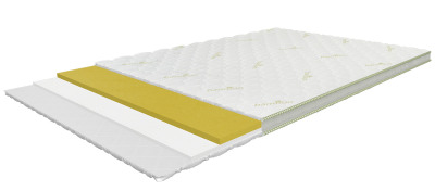 Air-Top Memory 120x200 cm, medium soft mattress topper with Memory foam, height 8 cm