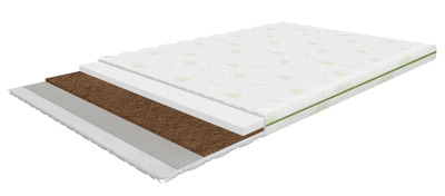 Biruta 80x200 cm, firm mattress topper with coconut fiber, height 7 cm