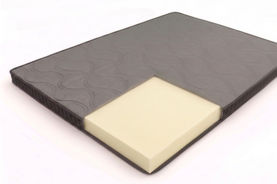 Pearl Platinum 80x200 cm, soft mattress topper with Memory foam, height 6 cm