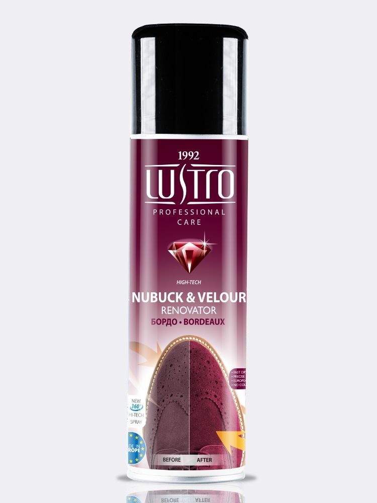 Krāsas atvaunotājs nubukam un zamšādai LUSTRO®  bordo